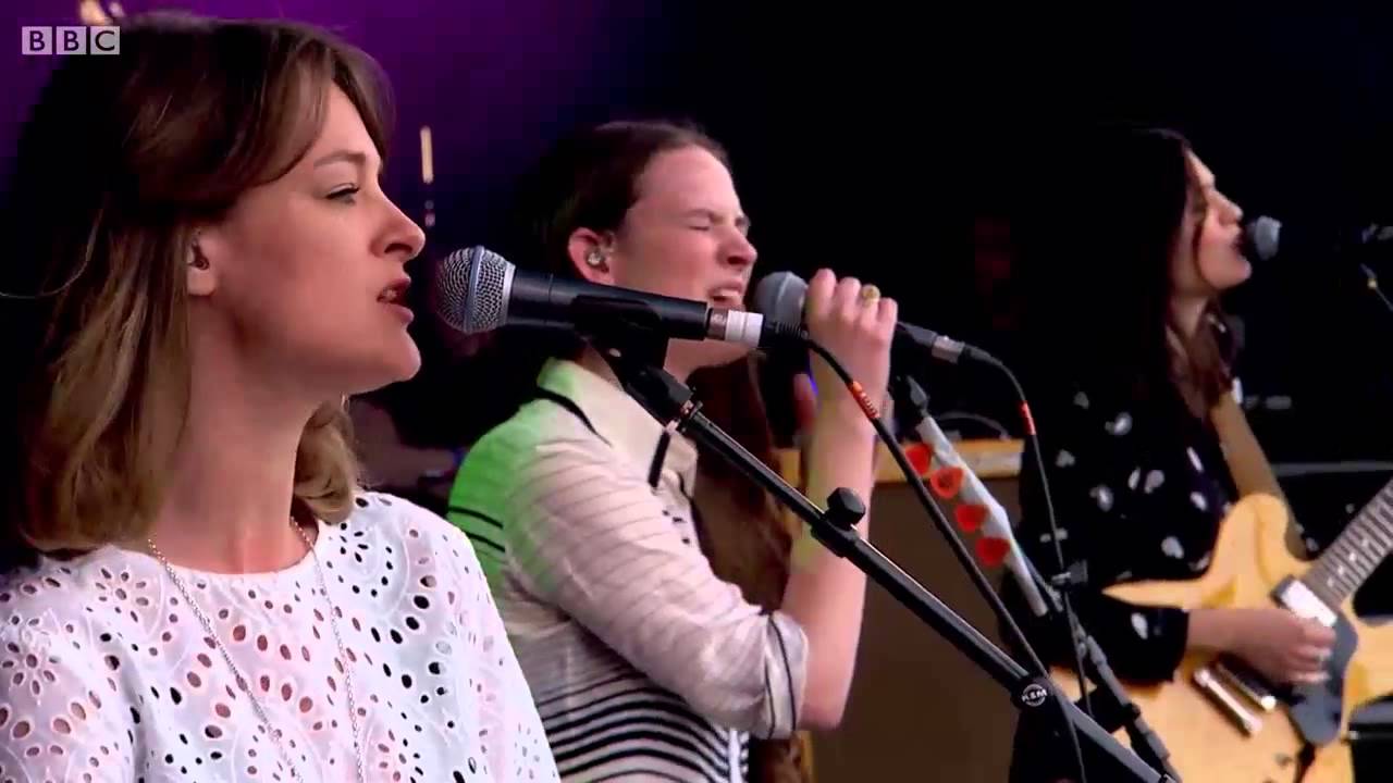 Black and White The Staves Glastonbury 2015