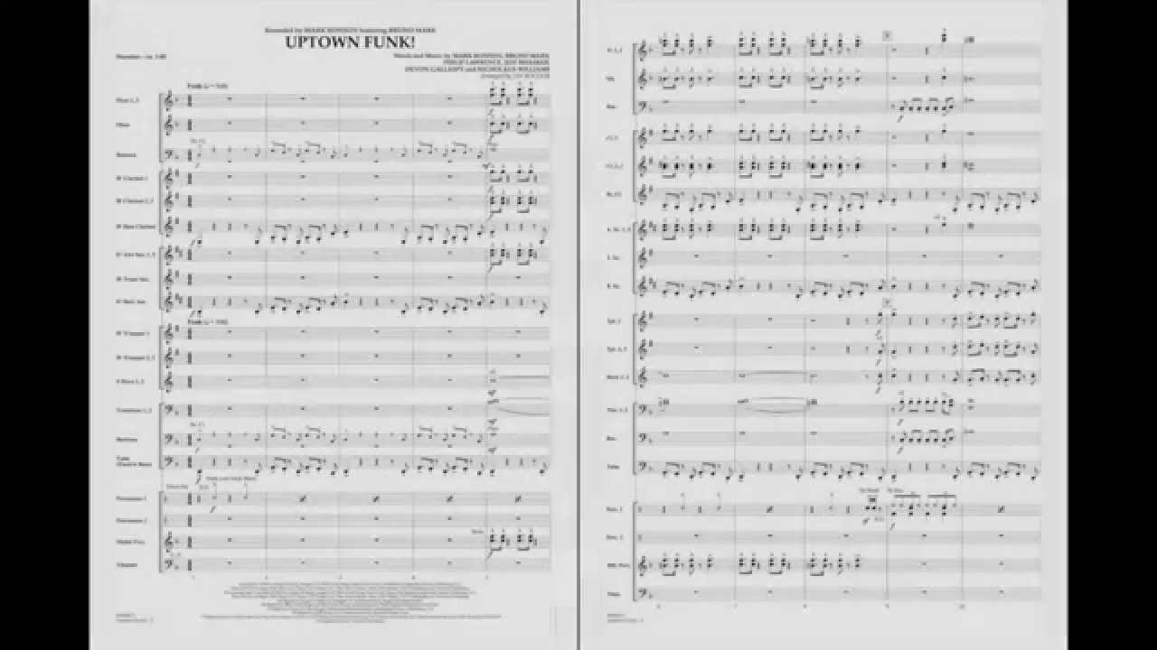 Uptown Funk! arranged by Jay Bocook