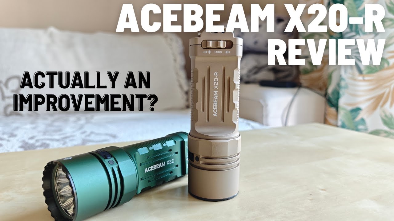 Acebeam X20-R Review | Updated Version with SFT25R-HI LEDs & Refined UI