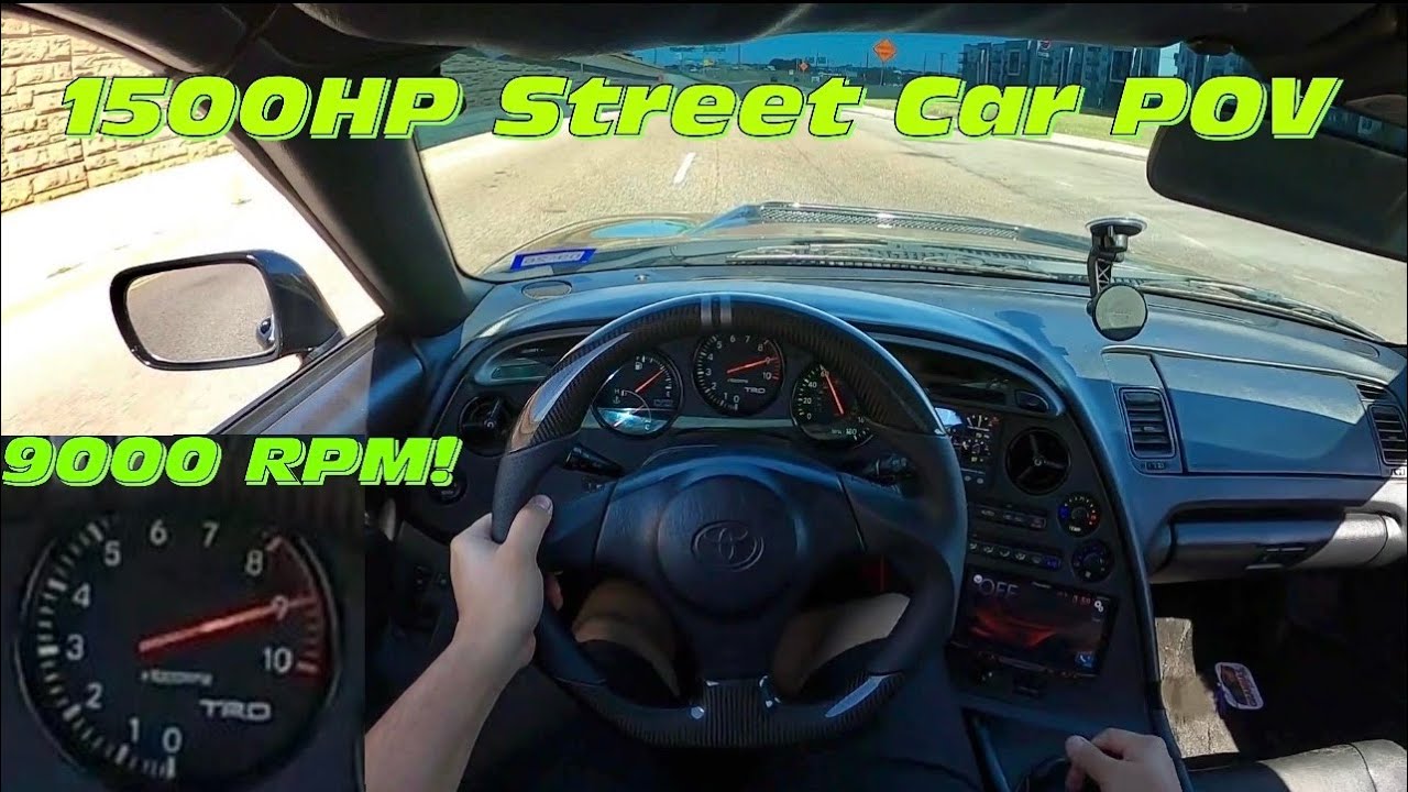 Выезжаю на круиз на своей 1500-сильной Supra. Записываю реакцию людей. MKIV Supra POV.
