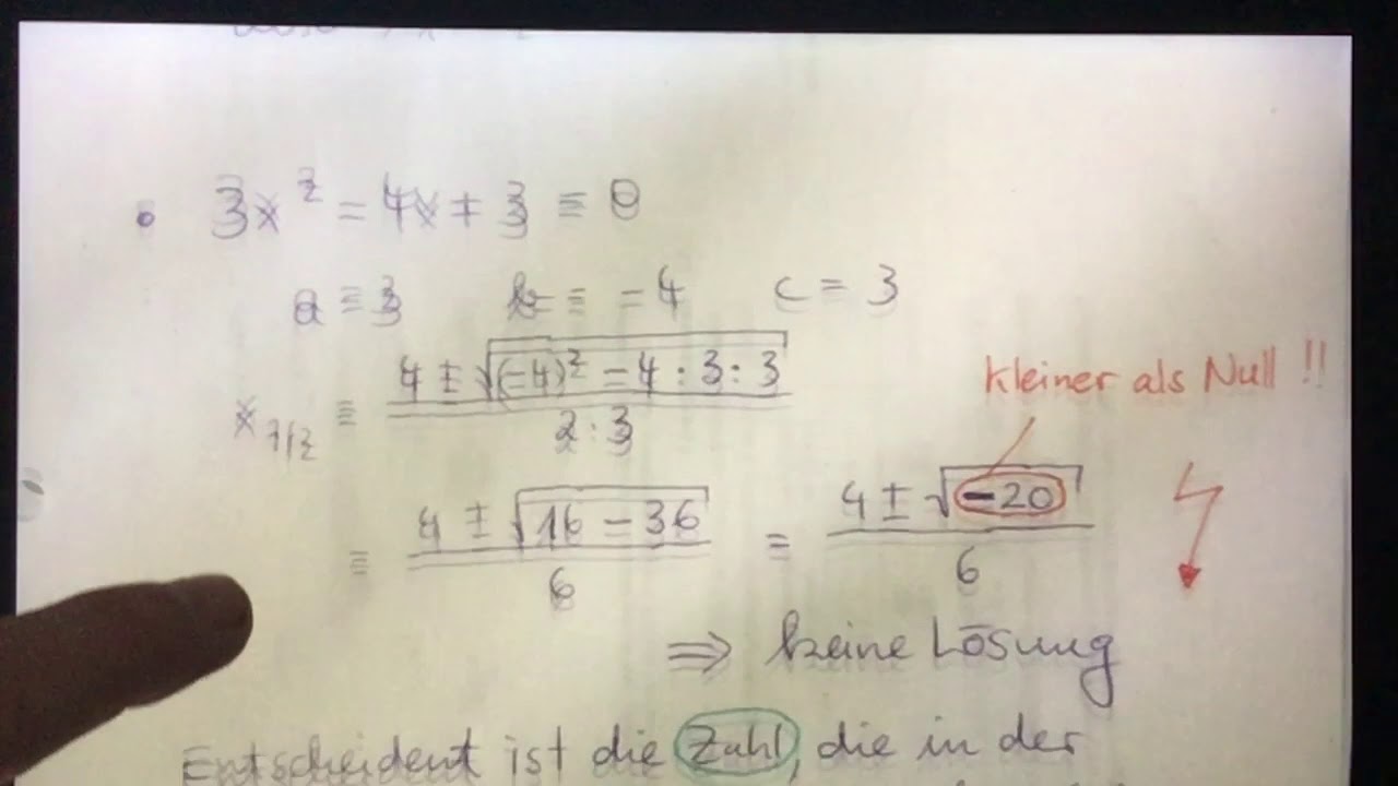 W2A 2020 03 31 Sx Sy L&ouml;sungsvielfalt quadratische Gleichungen 2