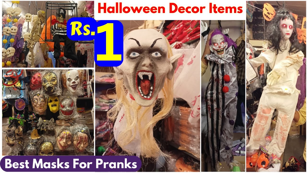 Best Masks For Pranks / Begum Bazar Party Items | Halloweens & Diwali Spl Candles, LED Lights