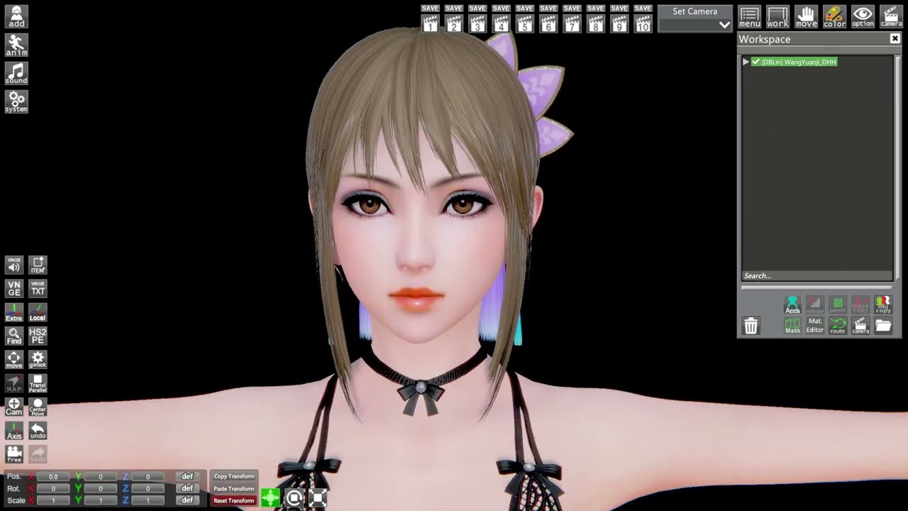 HS2 [DBLin] DynastyWarrior : WangYuanji Head mod