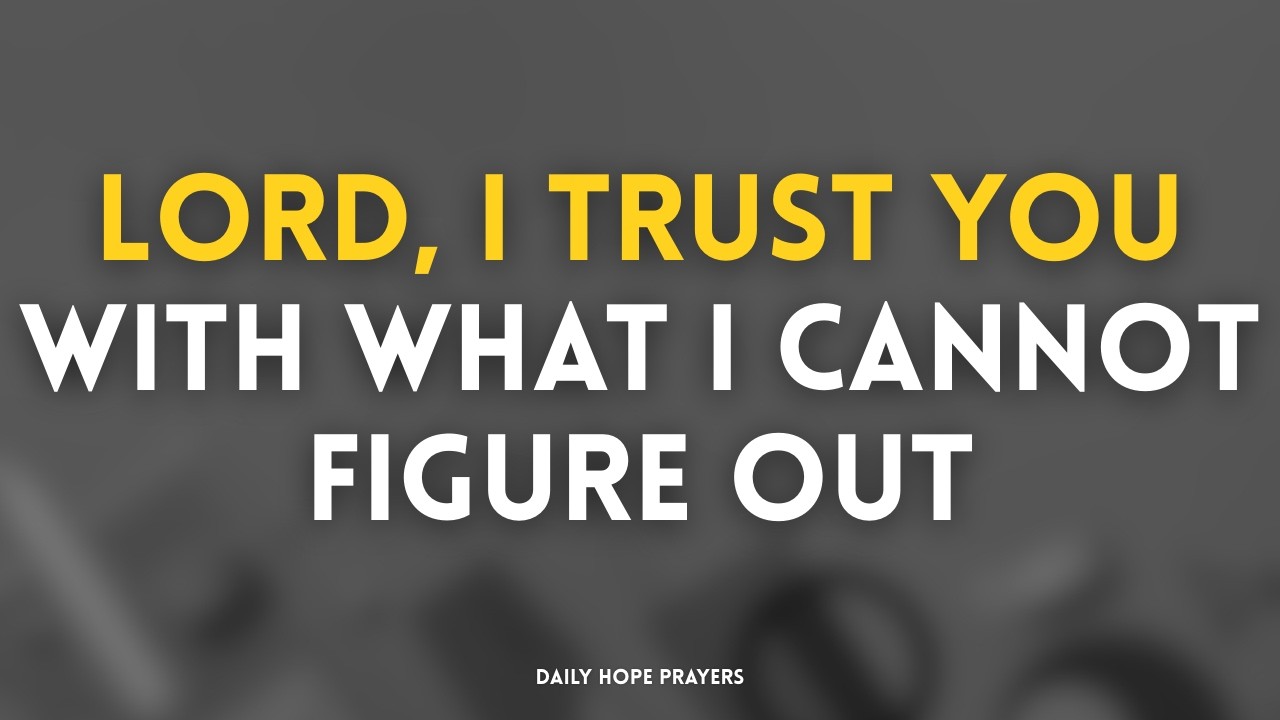 God Sees Everything You've Been Carrying Quietly | Morning Prayer Today | March 10th