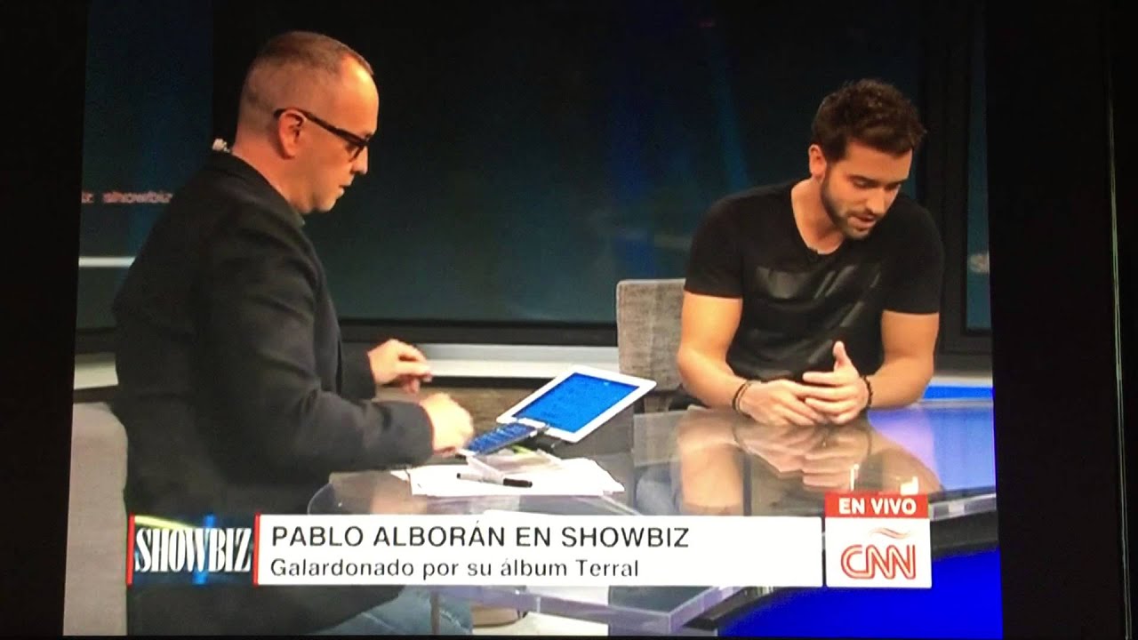 Entrevista a Pablo Alboran en CNN ShowBiz parte 1
