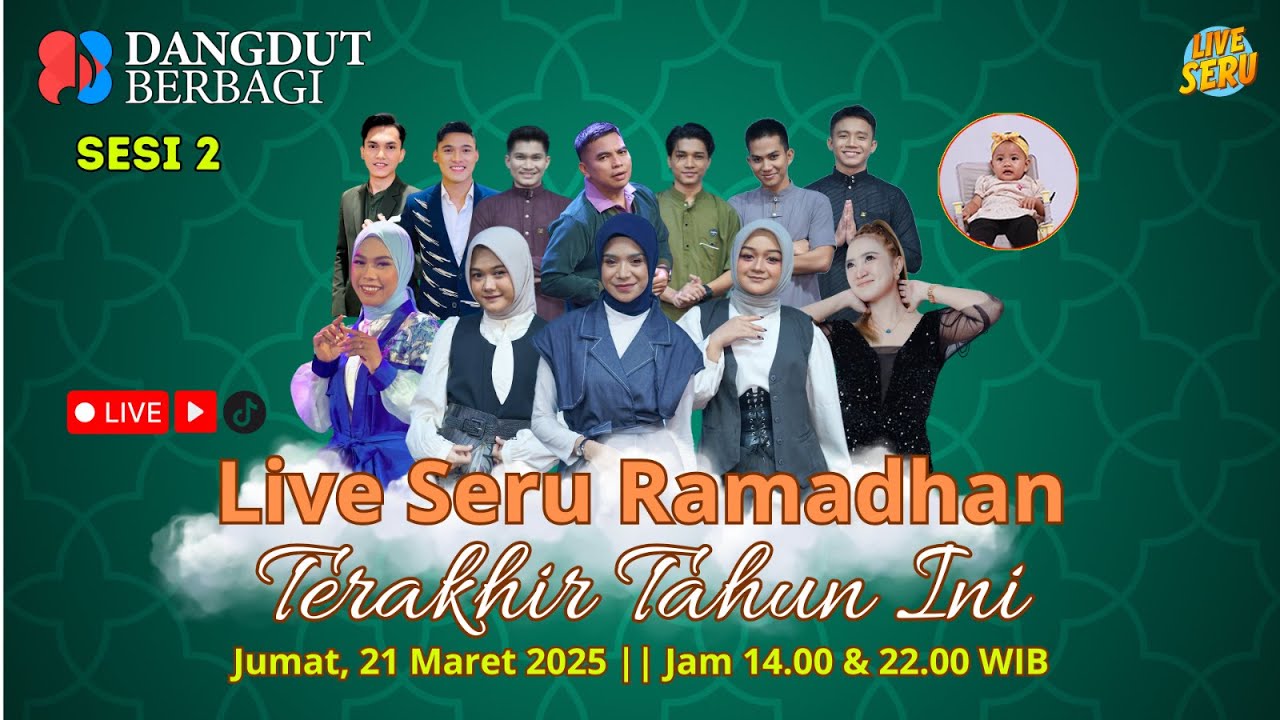 🔴 LIVE SERU DANGDUT BERBAGI SPESIAL RAMADHAN PART 2 : 21 MARET 2025