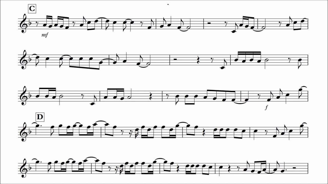 Tenor Saxophone Play-Along - Angels by Robbie Williams