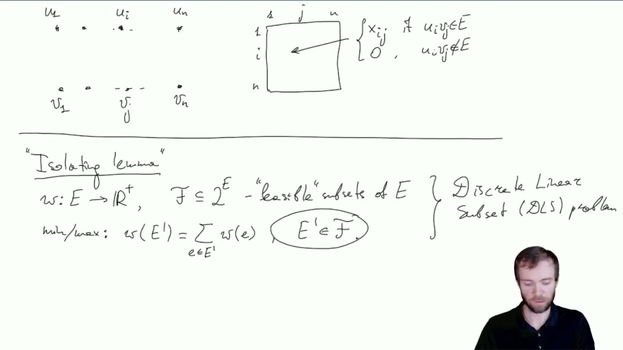 Uniqueness of Optimization Problem Solutions the Isolating Lemma