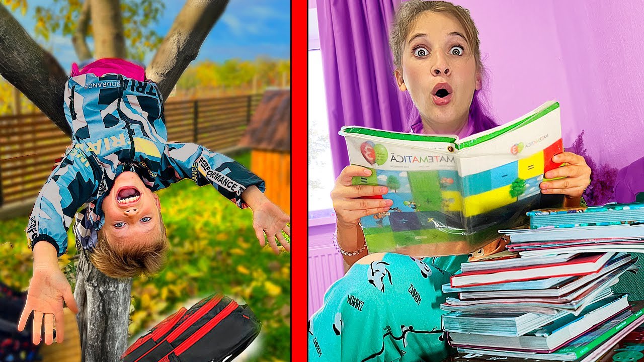 ELEVII🧑 în VACANȚA de TOAMNĂ🍁/ Sketch amuzant😂