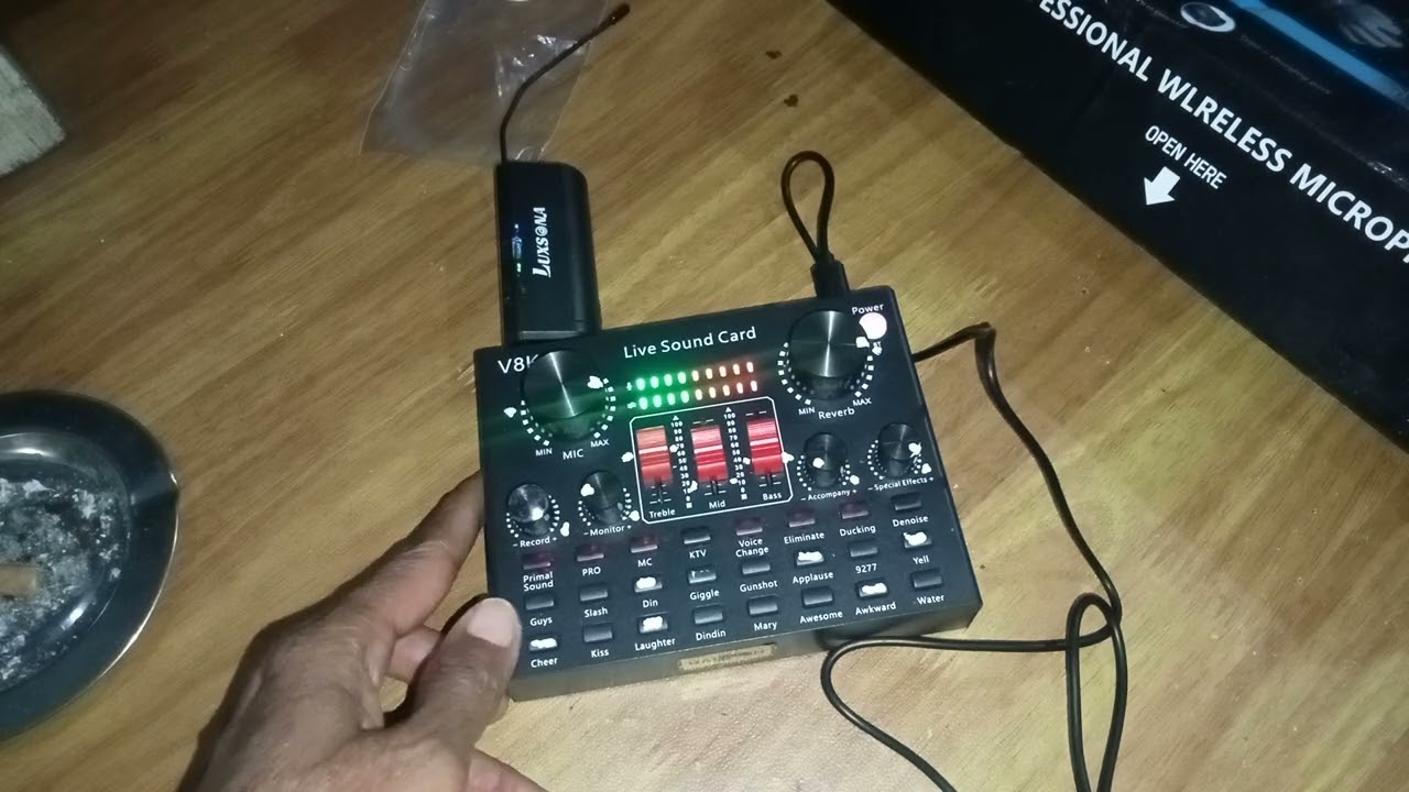 Hasil Rekam Video Sound Card V8K Via OTG Lebih Membahana Stereo
