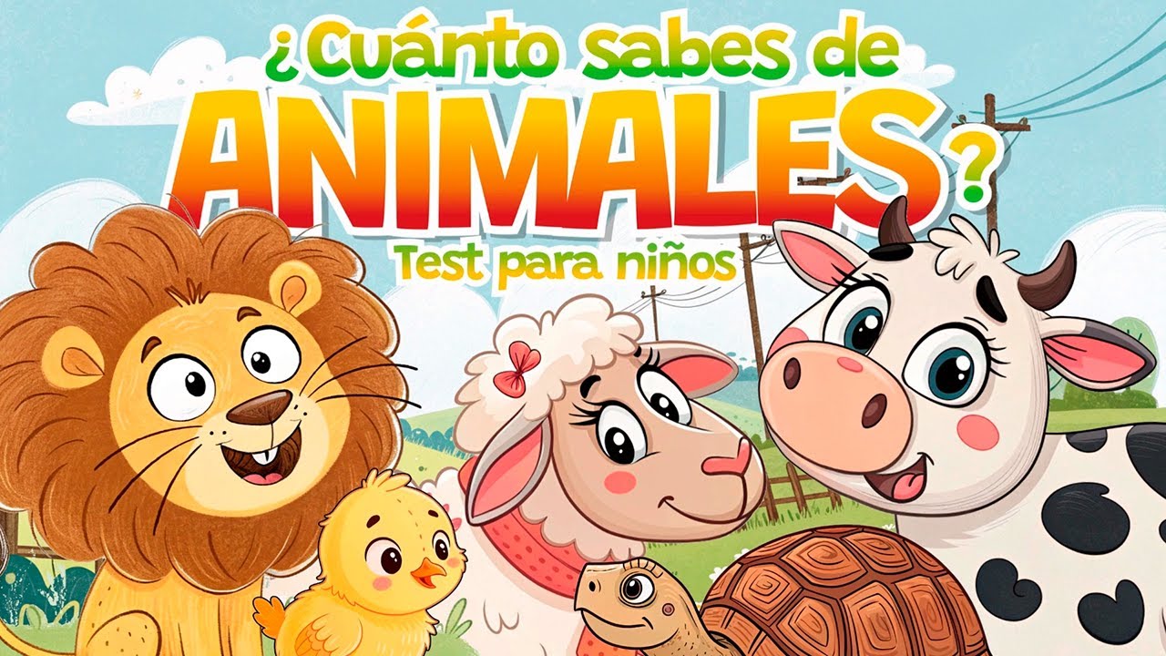 Preguntas y Respuestas sobre Animales para Niños 🐮🐷🐶 Aprender y Jugar 🤓