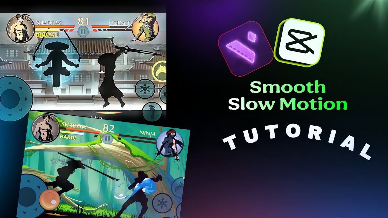 Super Smooth Slow Motion Tutorial | Shadow Fight 2 Super Slow Motion video Editing 