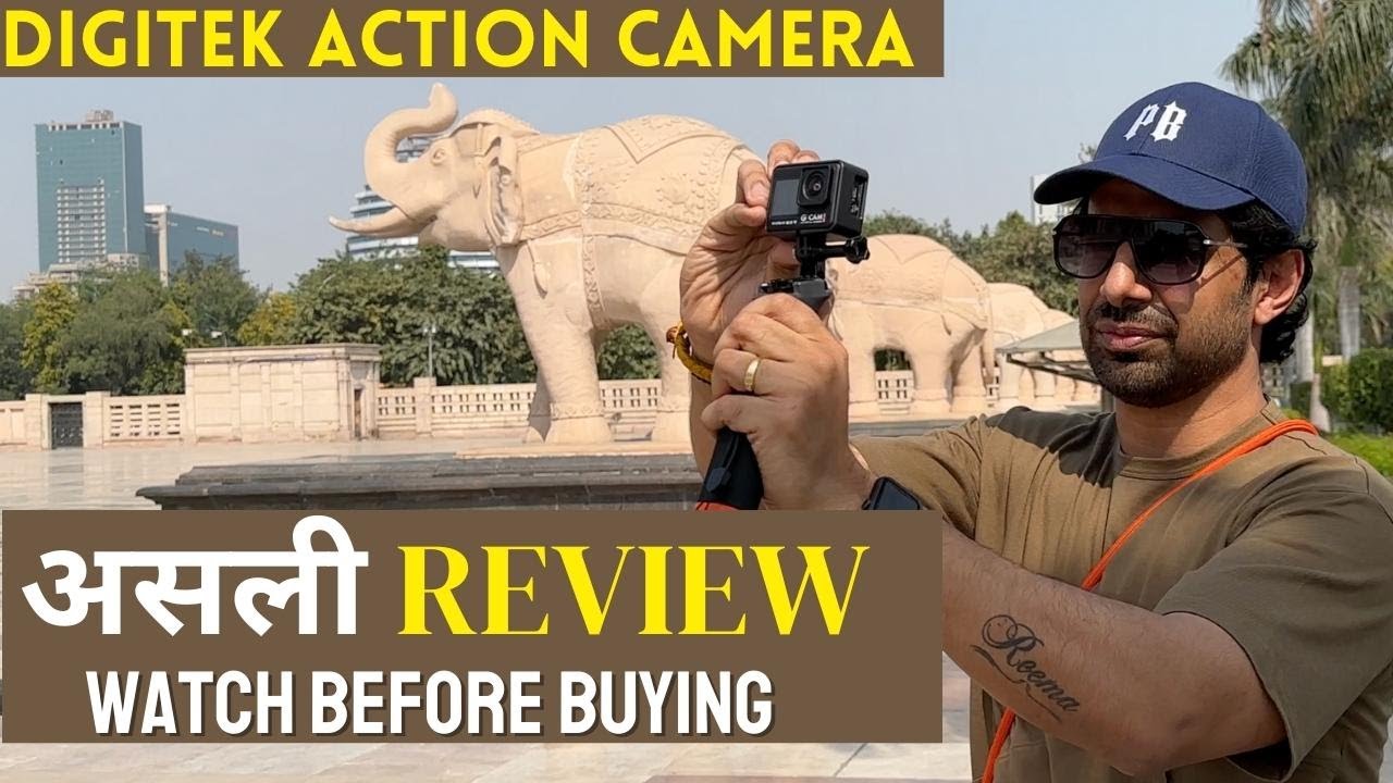 Digitek Action Camera GoCam Ka VLOGGING TEST - FULL REVIEW IN HINDI | Budget Camera Under Rs 10,000