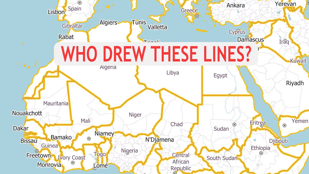 Why So Many Country Borders Are Straight Lines