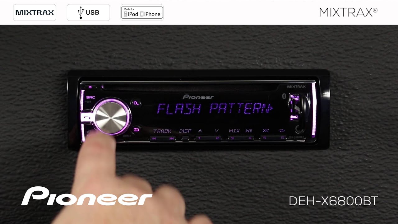 How To - DEH-X6800BT - MIXTRAX