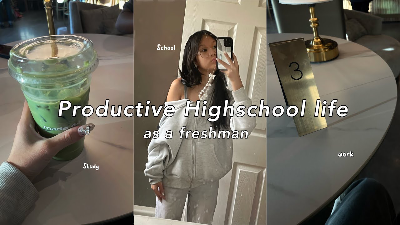 PRODUCTIVE HIGHSCHOOL diaries 📝: fun times w friends, daily life, classes, work, food, ootw