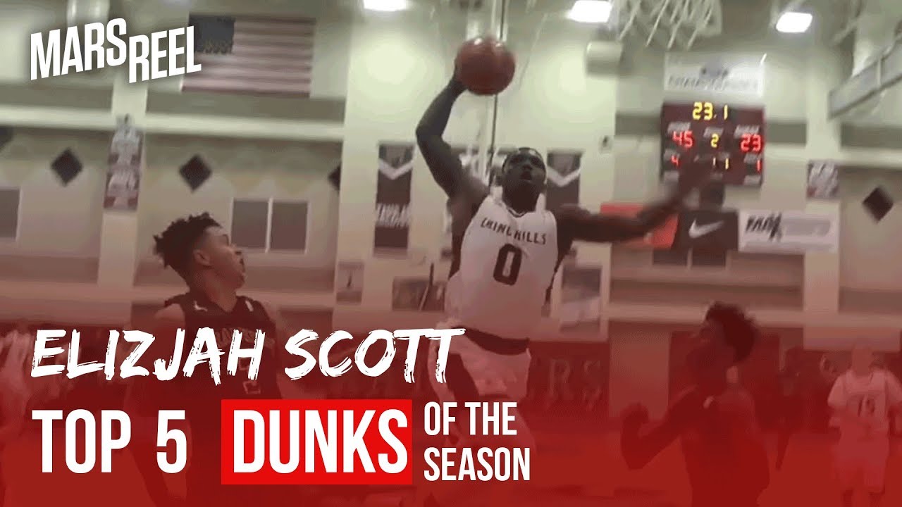 Top 5 Dunks: Chino Hills F Elizjah Scott Has CRAZY BOUNCE! | TOP 5 DUNKS | Mars Reel