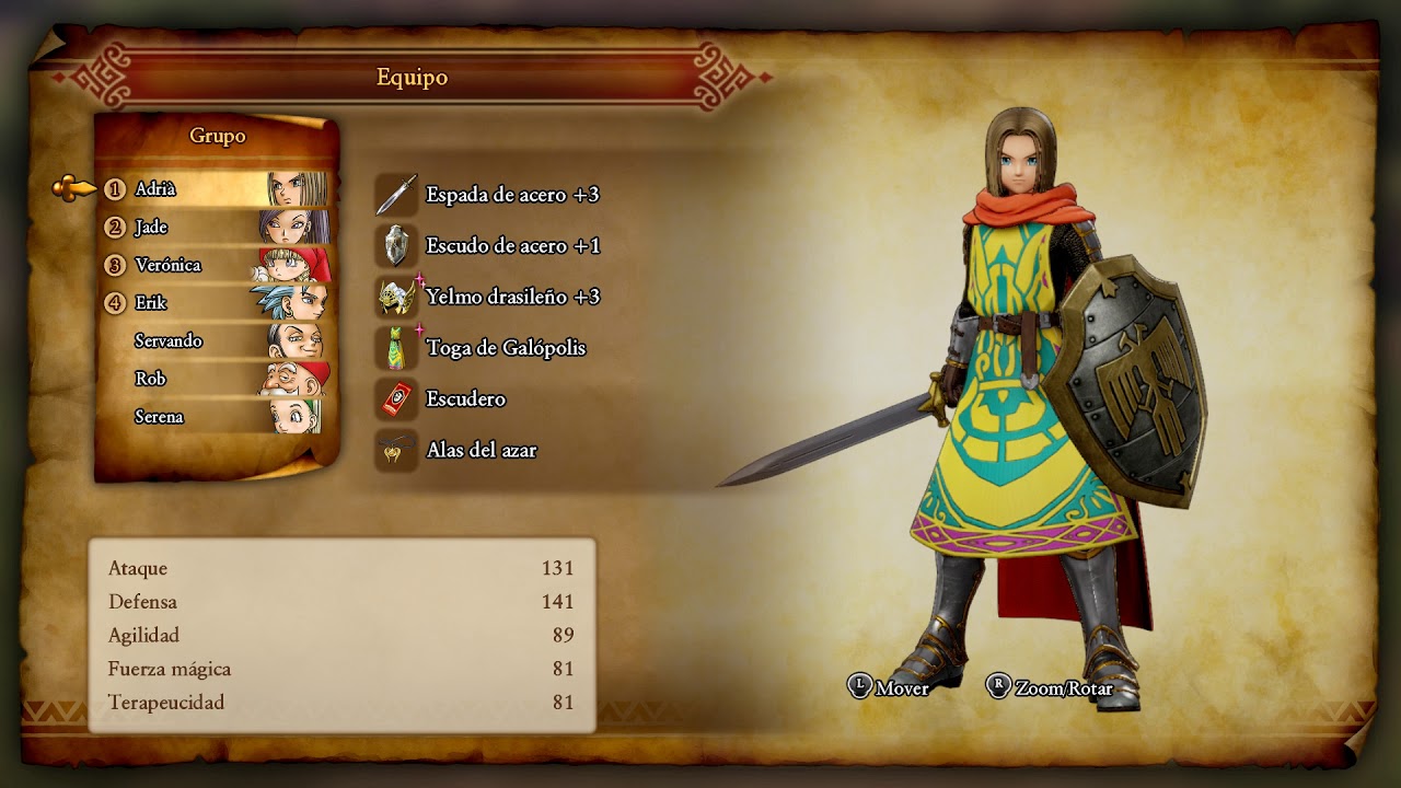 DQ XI - Como conseguir la "Toga de galópolis"