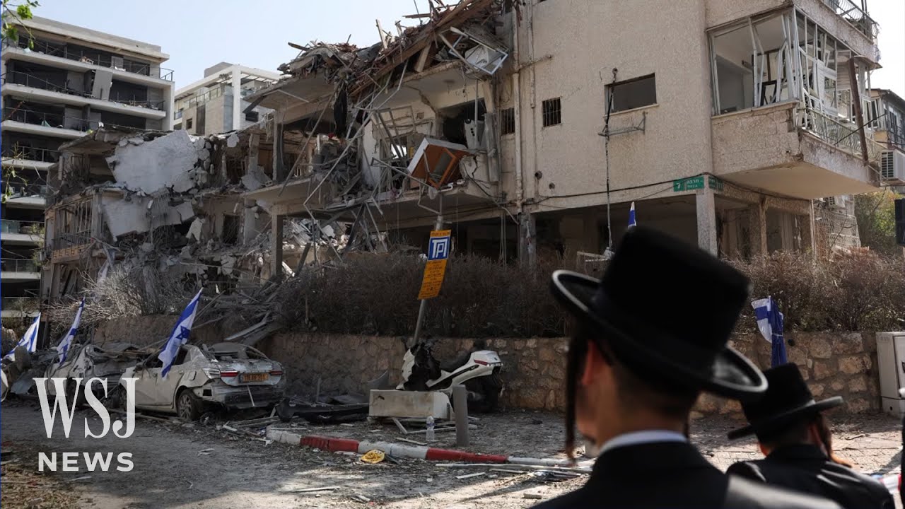 WSJ Reporter in Israel Shows Damage After Missile Attacks From Iran | WSJ News