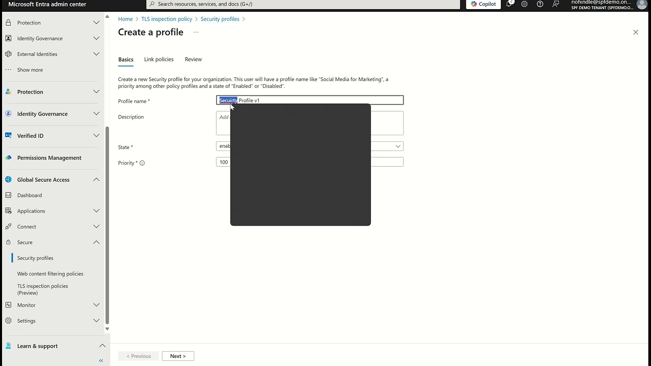 TLS Inspection in Global Secure Access (High Level Demo)