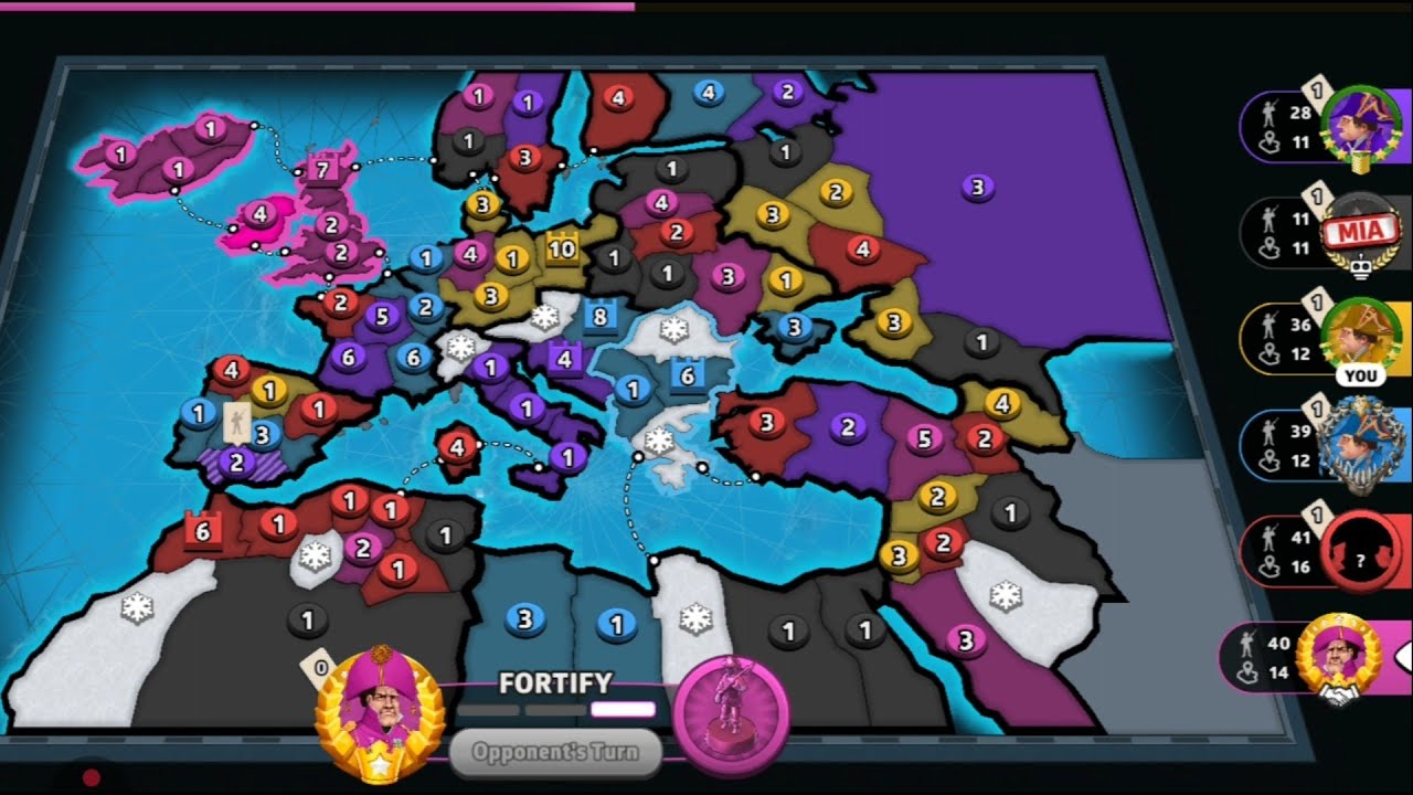 ريسك | السيطرة على العاصمة | Risk Global Domination 