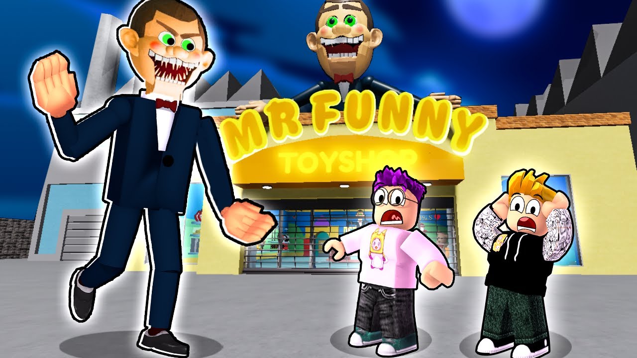 Сможем ли мы сбежать из магазина игрушек мистера Фанни в Roblox!? (OBBY)