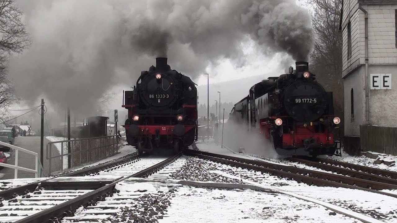 Preußendampf im Erzgebirge