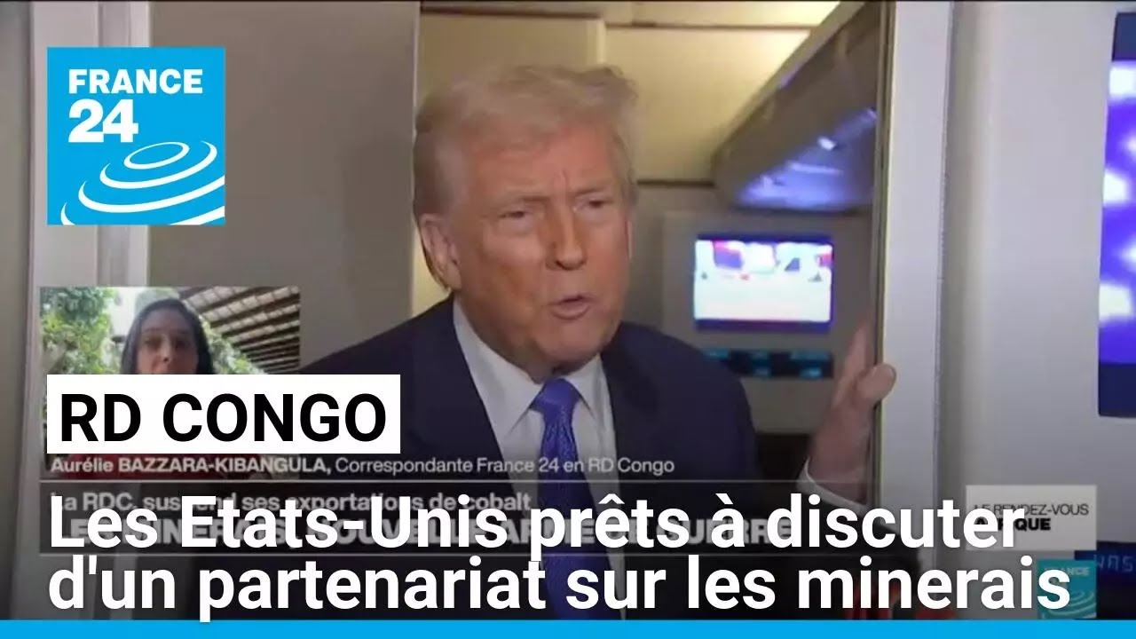 RD Congo : les Etats-Unis pr&ecirc;ts &agrave; discuter d'un partenariat sur les minerais &bull; FRANCE 24