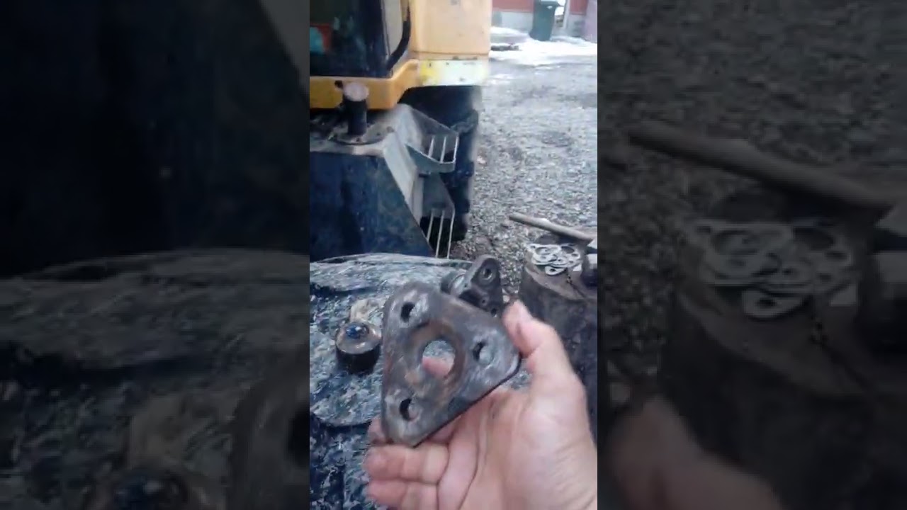 замена шкворней terex 860