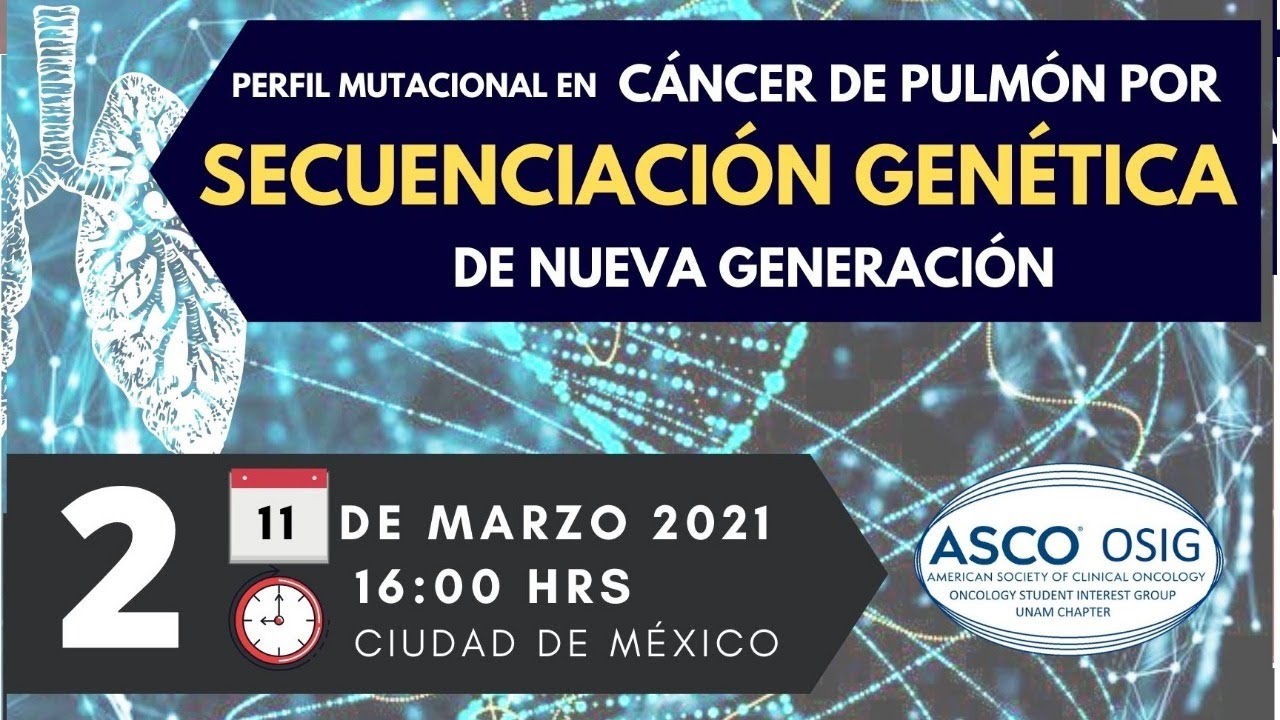 Perfil mutacional en cáncer de pulmón por secuenciación genética de nueva generación