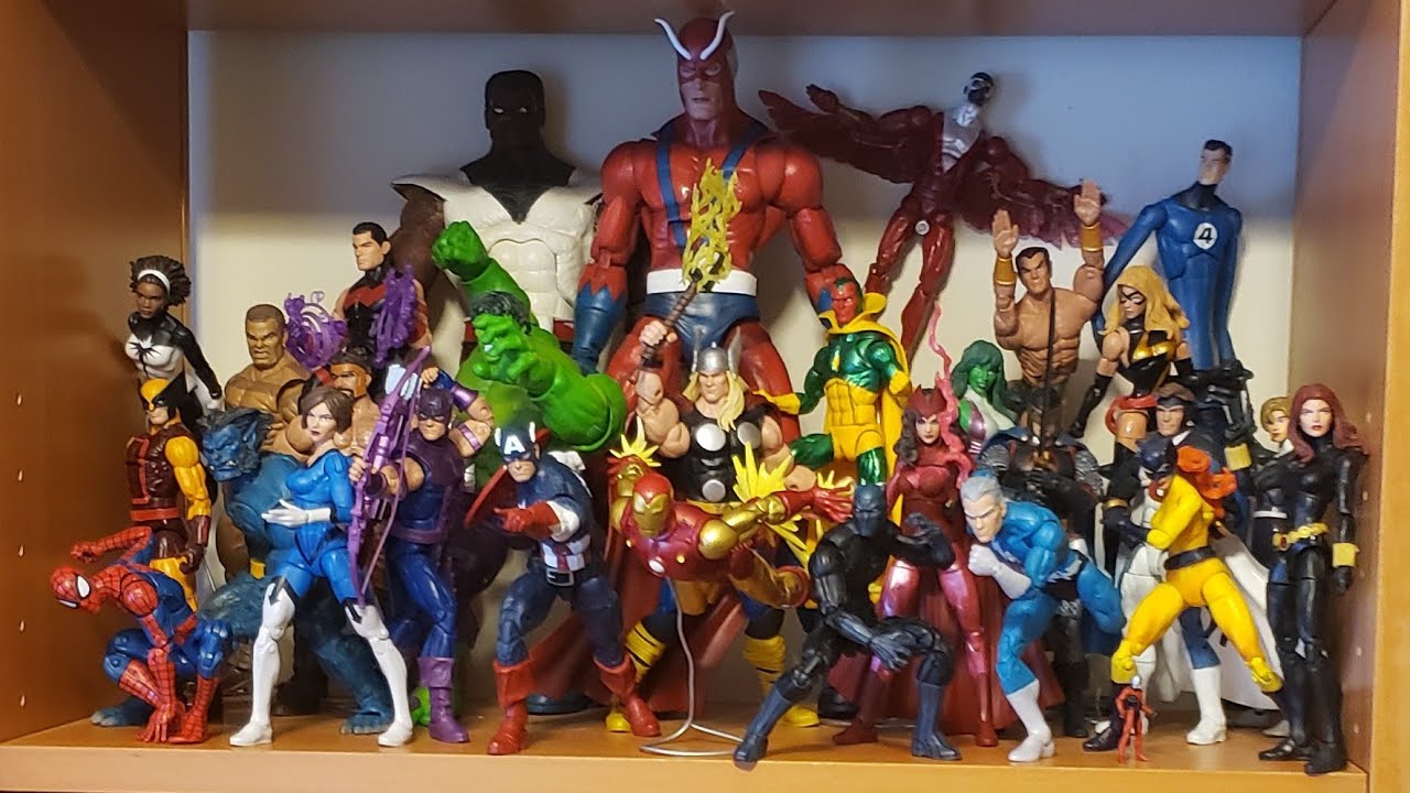 MARVEL LEGENDS COMIC AVENGERS COLLECTION SETUP AND DISPLAY