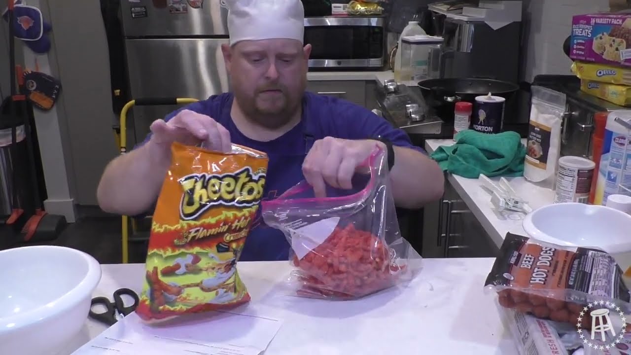 Tank Cooks Flamin' Hot Cheetos Korean Corn Dog