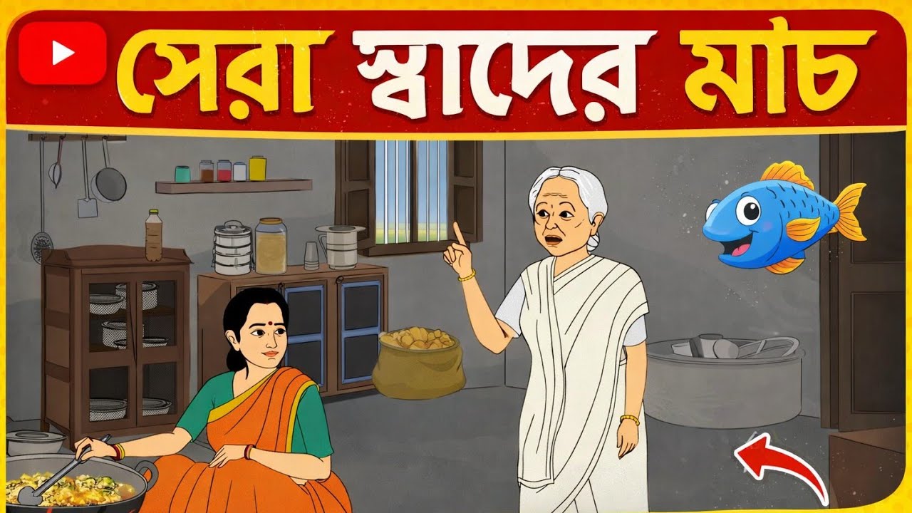 📌💥‎সেরা স্বাদের মাছ I বাংলা কার্টুন I The End I #macherbazar #crazykids #newcartoon