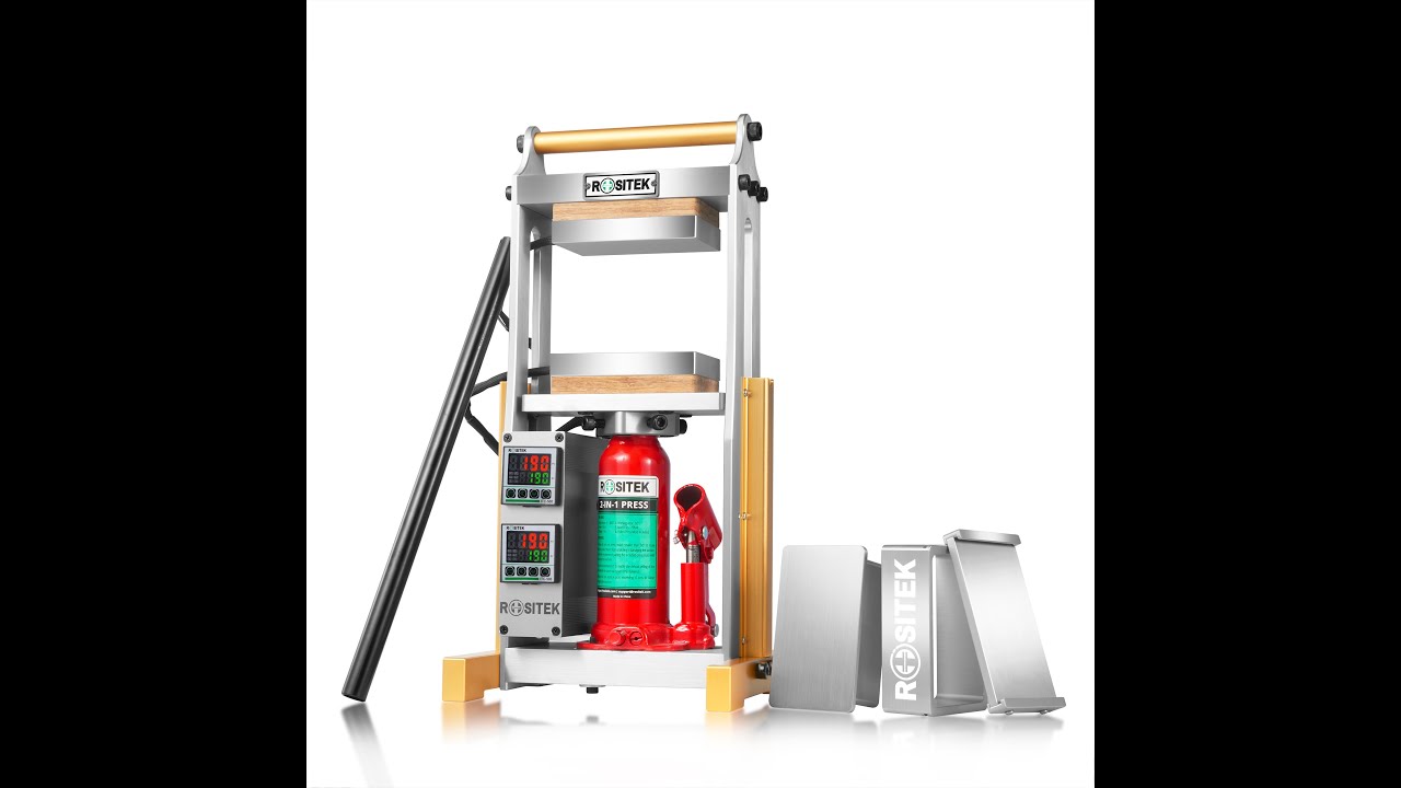 Rositek 2-in-1 Rosin Press for Making Brick Hash and Extraction PPM4 ( Pollen Brick Maker )