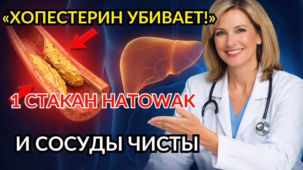 ХОЛЕСТЕРИН РУХНЕТ! Всего 1 стакан этого напитка натощак | РАСКРЫВАЕМ СЕКРЕТ