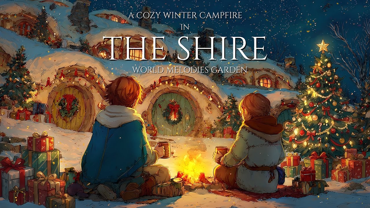 Medieval Music for Focus & Relaxation | A Cozy Winter Campfire In The Shire