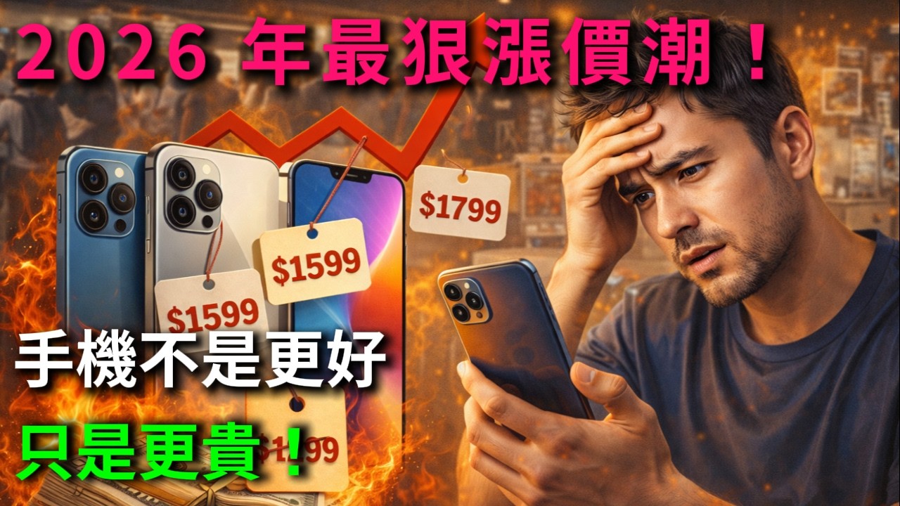 2026年最狠涨价潮！手机不是更好，只是更贵