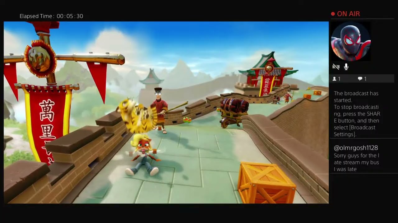 Crash bandicoot 3 warped Castle Level 4 Orient express