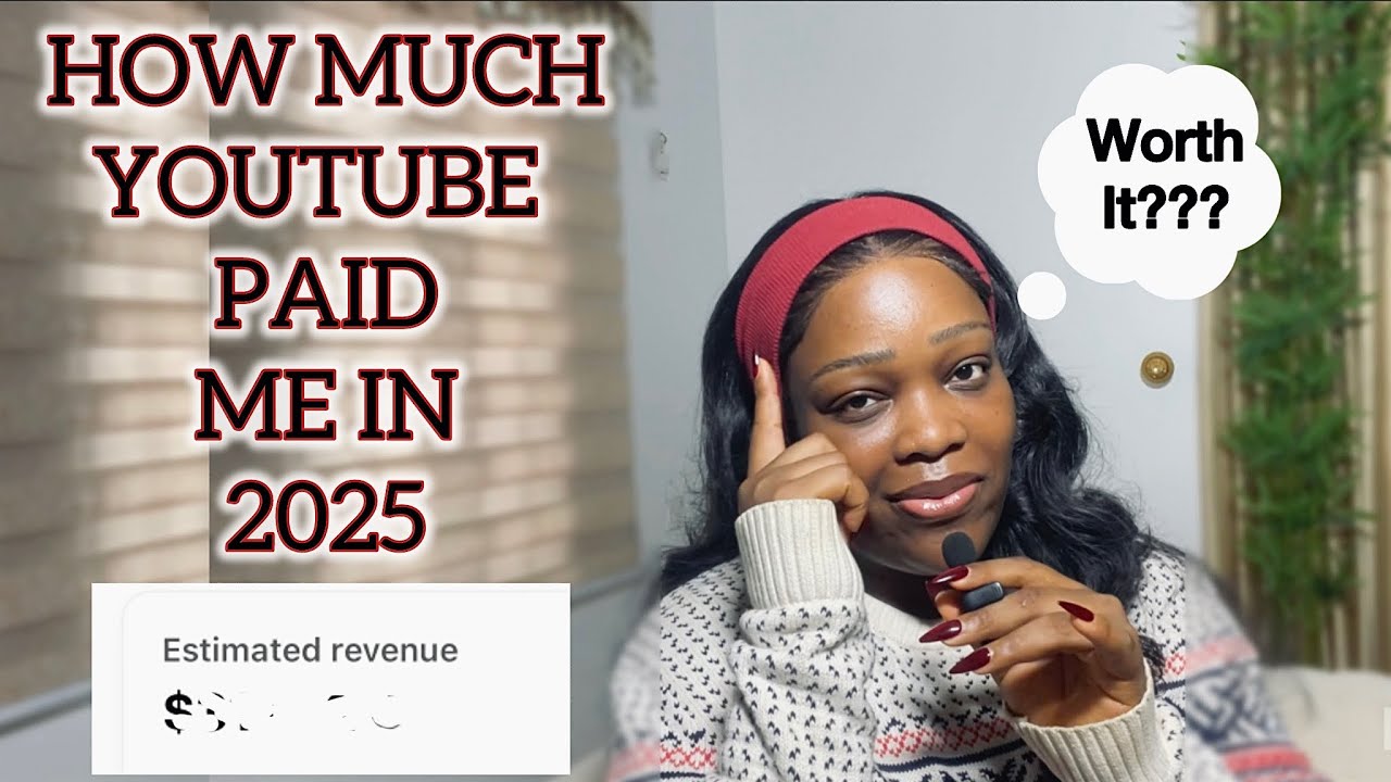 VLOGMAS DAY 17:THE TOTAL OF HOW MUCH YOUTUBE PAID ME IN 2025