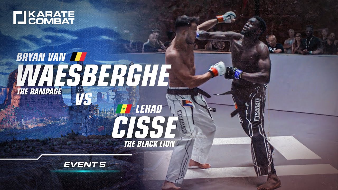 FULL FIGHT:: Bryan Van Waesberghe vs Lehad Cisse - Karate Combat S02E05