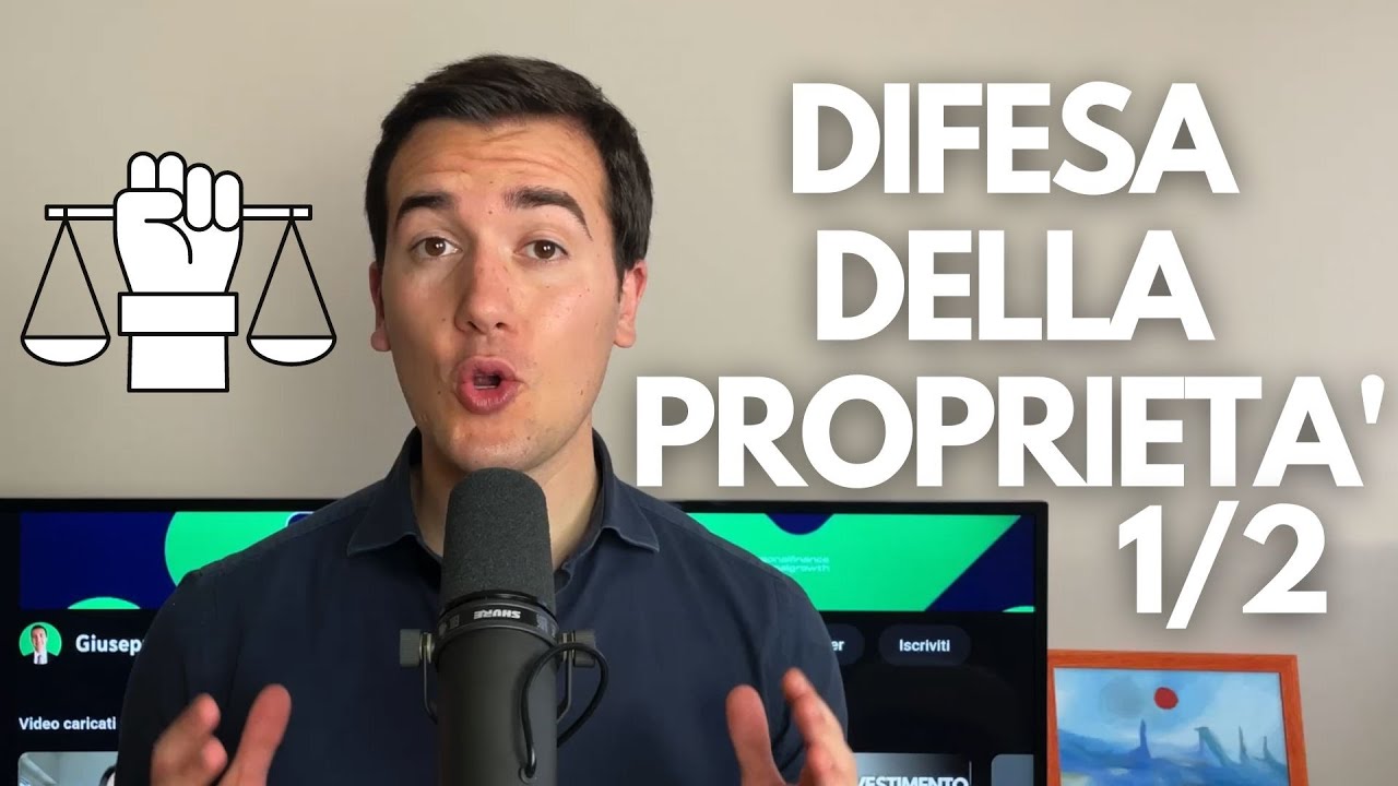 🛡Azioni a Difesa della Proprietà - Diritto privato in 3 minuti
