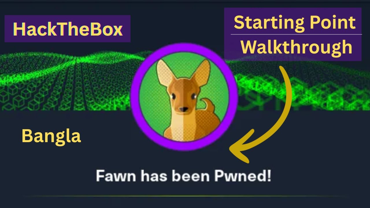 Bangla - HackTheBox FAWN walkthrough & Solution | Starting Point | 2025 | CTF Prep | Kali Linux