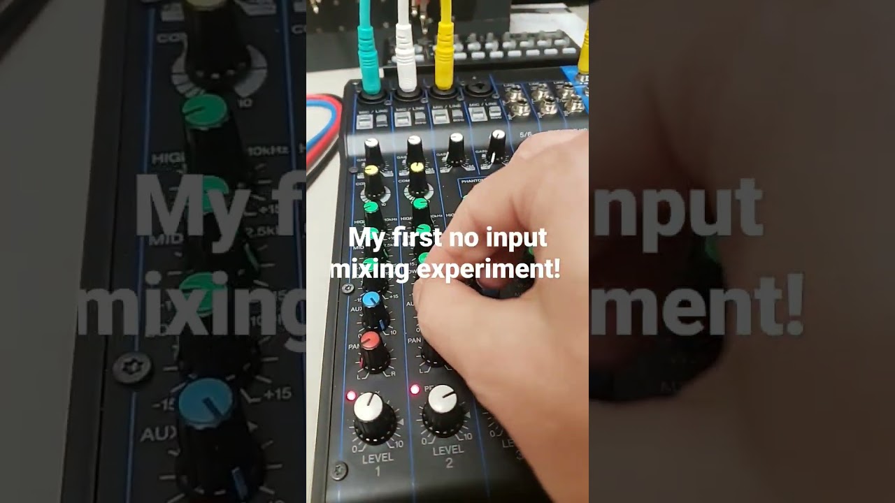 my first no input mixing experience
