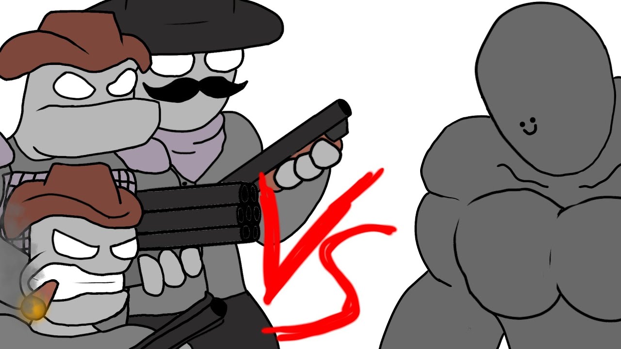 Luigi Glutton Train VS Big guy
