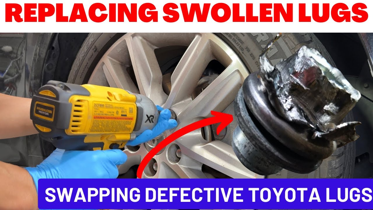 How to Swap Swollen Toyota Lug Nuts with Solid JDM versions