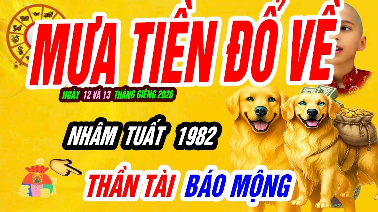 🐕 Giữ vững niềm tin! NHÂM TUẤT 1982 đúng ngày 12 và 13 tháng giêng 2026, Lộc lớn bất ngờ gõ cửa!