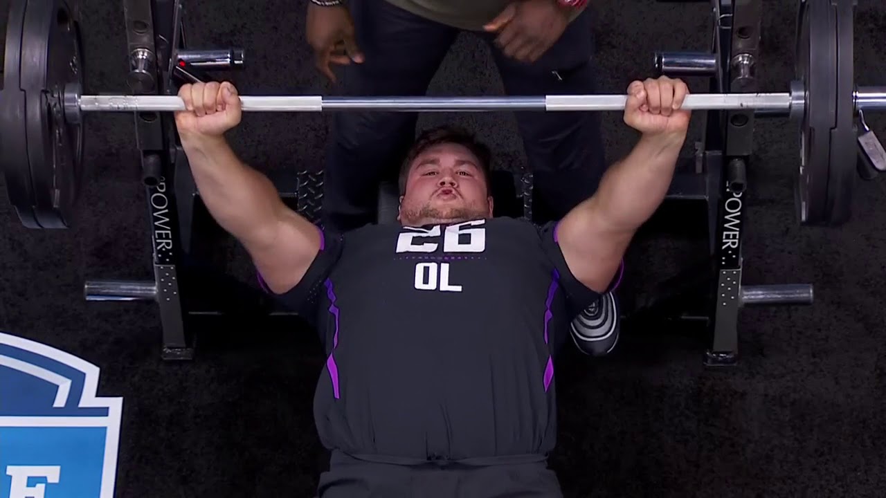 Quenton Nelson 2018 NFL Scouting Combine workout | Mar 2, 2018