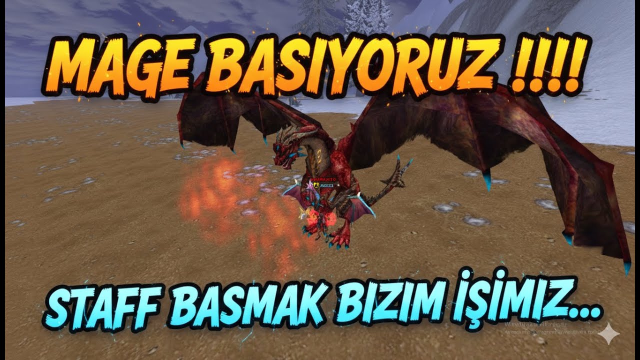 MAGE BASTIK !!! STAFF BASMAK BİZİM İŞİMİZ !!! ŞANSA KAFA ATIYORUZ !!! HOMEKOWORLDE FISILDIYORUZ !!!