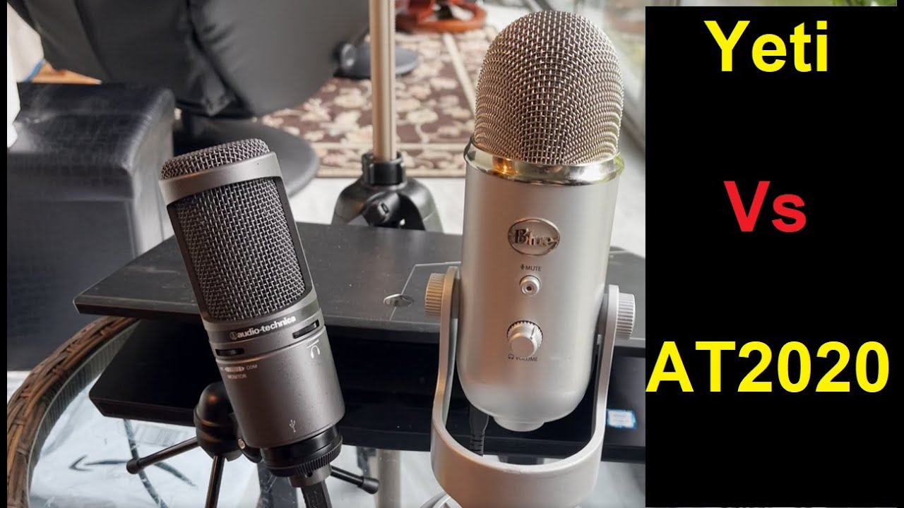 Comparing Blue Yeti with Audio Technica AT2020USB+ - musical instruments
