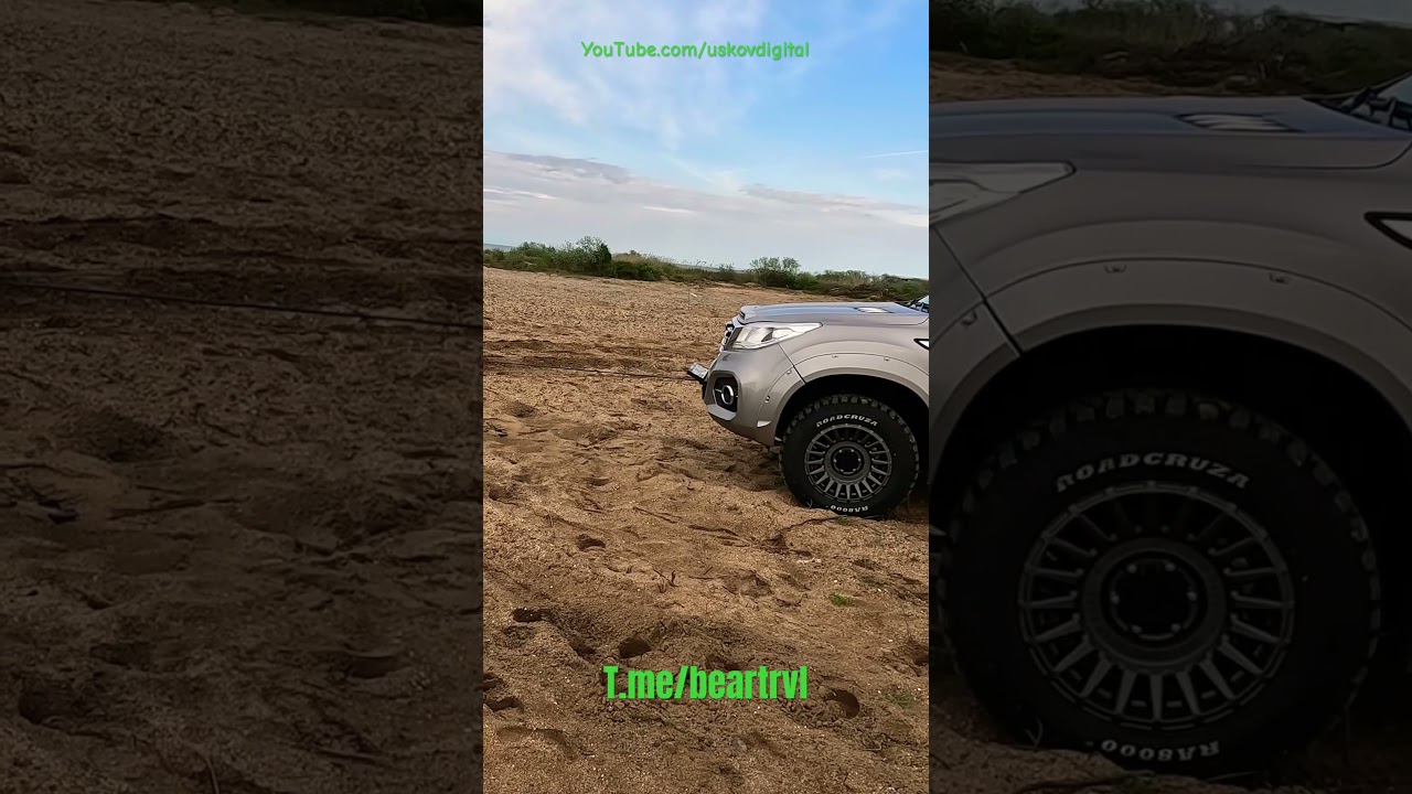 Лебедка на Медведе Haval H9, в работе.